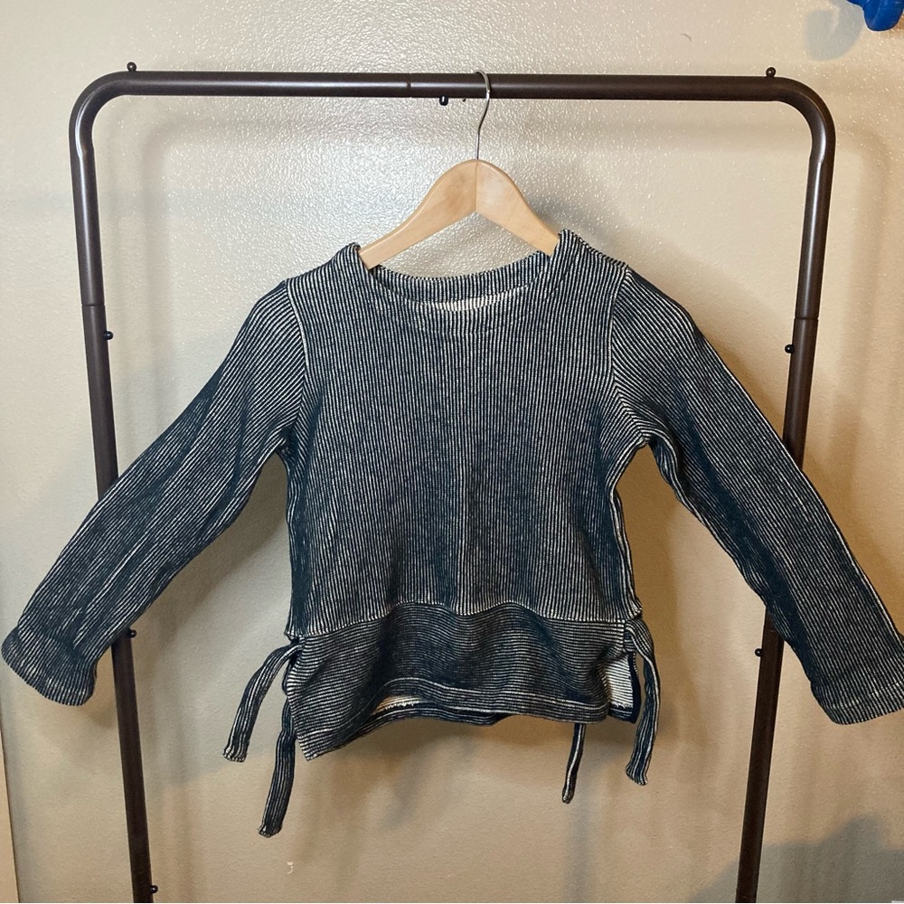 Madewell French Rib Side Tie Pullover Seater